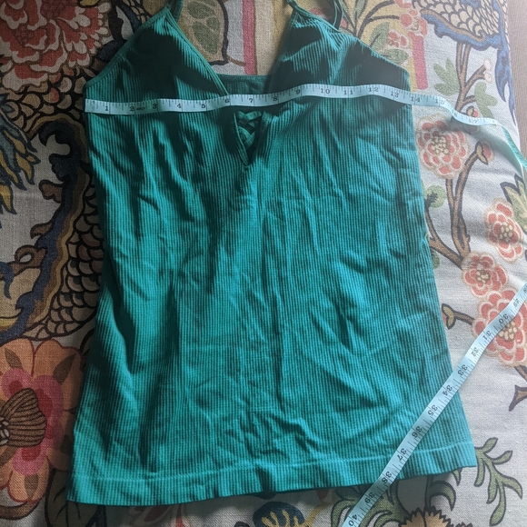 Green Free People Camisole size XL - Picture 2 of 4